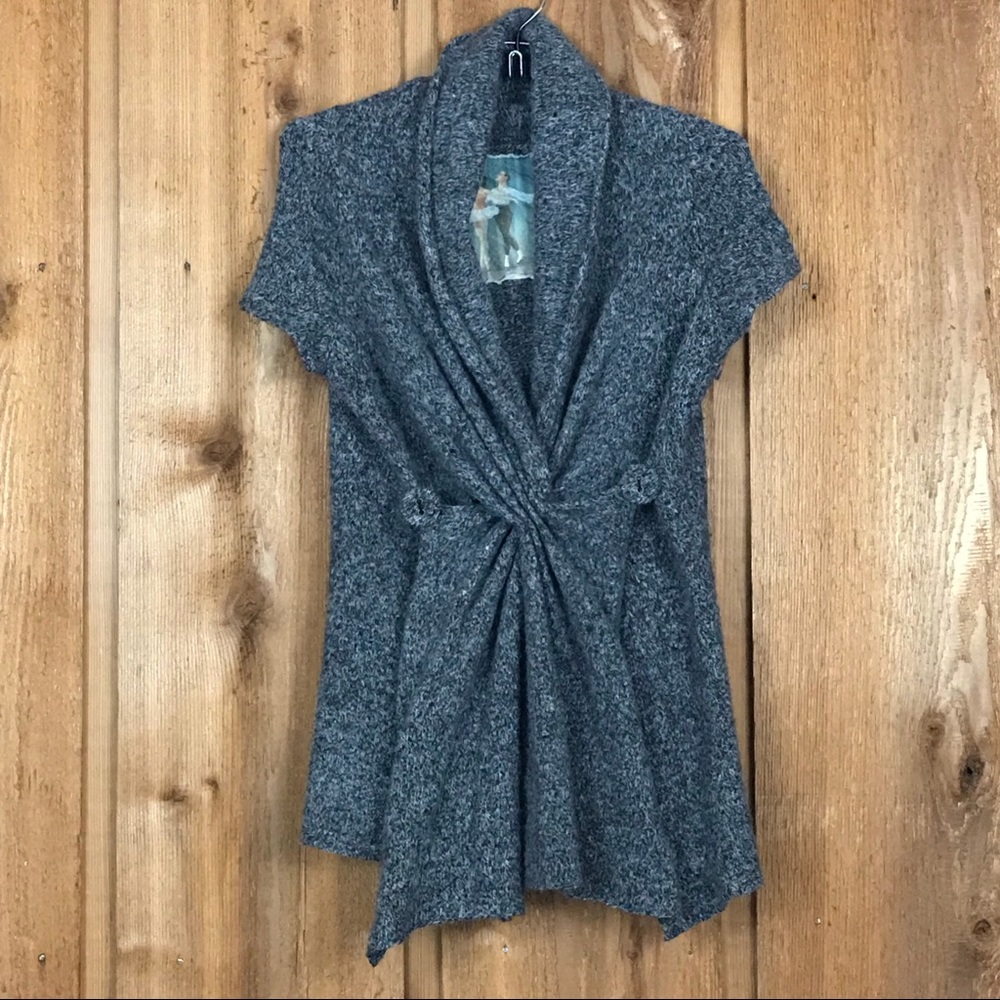 Anthropologie Ballerina Wrap Sweater Top